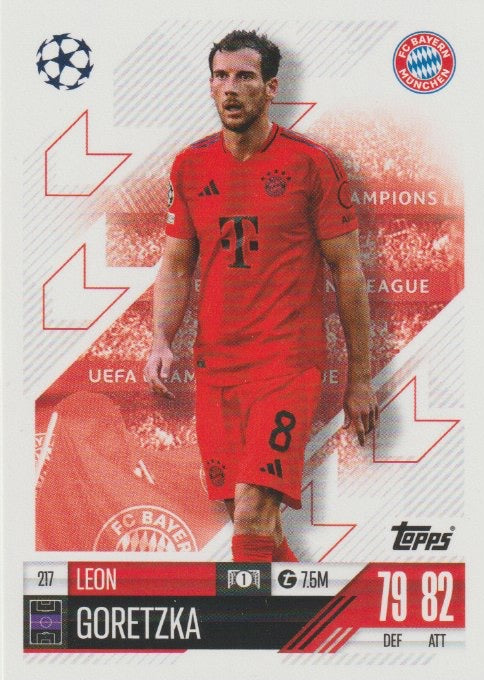 Soccer 2024-25 Match Attax UEFA Champions League - No 207 - Leon Goretzka