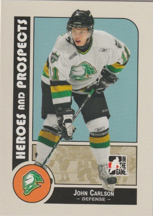 NHL 2008-09 ITG Heroes and Prospects - No 56 - John Carlson