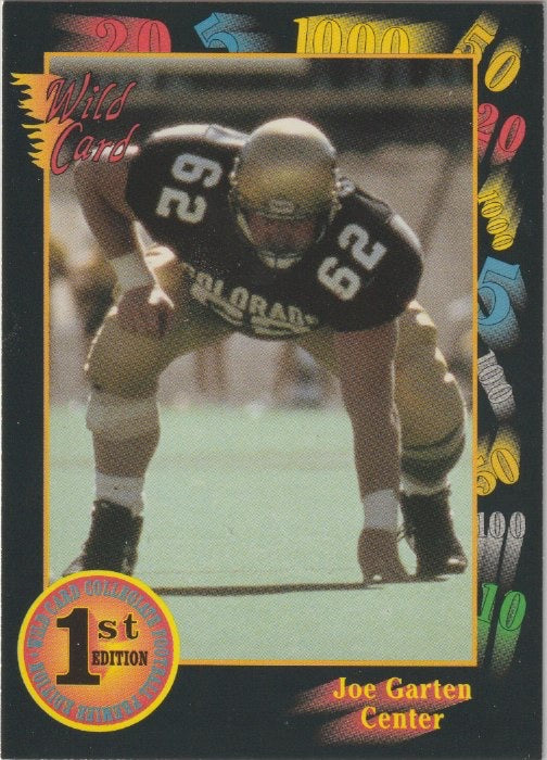 NFL 1991 Wild Card Draft - No 108 - Joe Garten