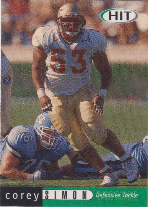 NFL 2000 SAGE Hit - No 35 - Corey Simon