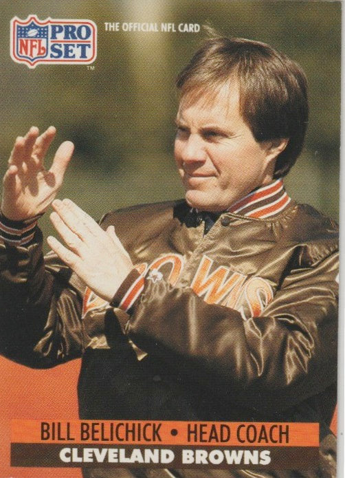 NFL 1991 ProSet - No 126 - Bill Belichick