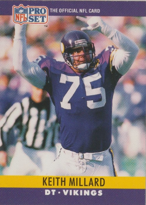 NFL 1990 ProSet - No 193 - Keith Millard