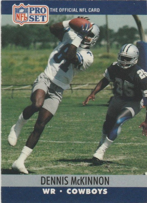 NFL 1990 ProSet - No 480 - Dennis McKinnon