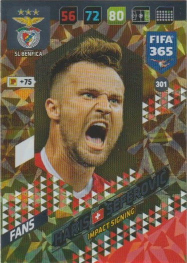 Fussball 2018 Panini FIFA 365 Adrenalyn XL - No 301 - Haris Seferovic