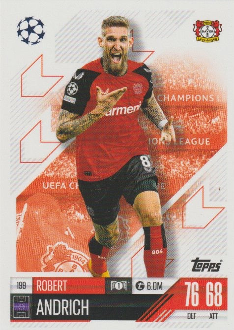 Soccer 2024-25 Match Attax UEFA Champions League - No 199 - Robert Andrich