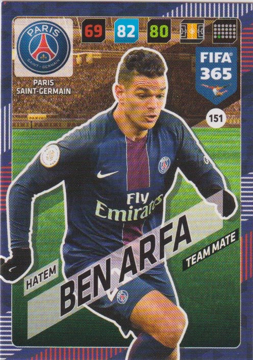 Fussball 2018 Panini FIFA 365 Adrenalyn XL - No 151 - Ben Afra