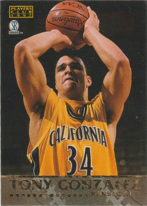 NBA 1997 Score Board Players Club - No 38 - Tony Gonzalez