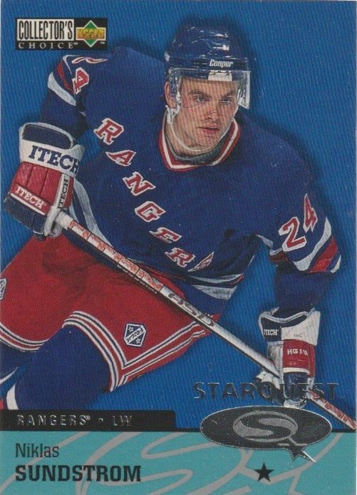 NHL 1997/98 Collector's Choice Star Quest - No SQ41 - Niklas Sundstrom