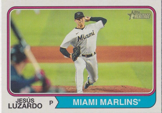 MLB 2023 Topps Heritage - No 114 - Jesus Luzardo