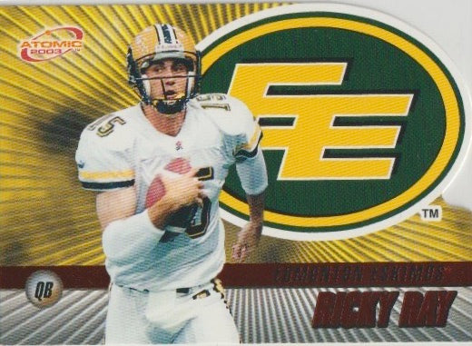 NFL 2003 Atomic CFL Red - No 34 - Rick Ray