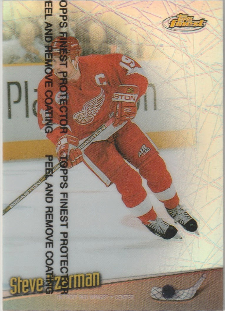 NHL 1998-99 Finest Refractors - No 72 - Steve Yzerman