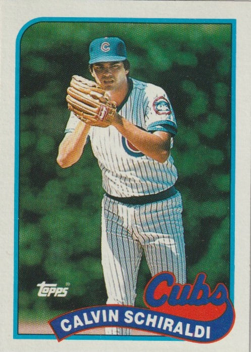 MLB 1989 Topps - No 337 - Calvin Schiraldi