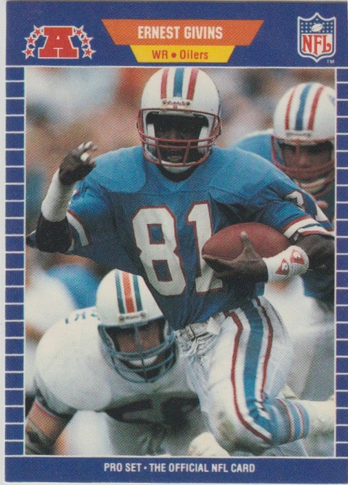 NFL 1989 ProSet - No 143 - Ernest Givins