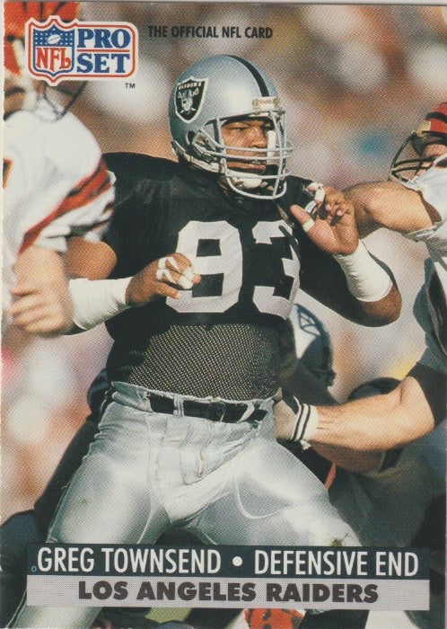 NFL 1991 ProSet - No 195 - Greg Townsend