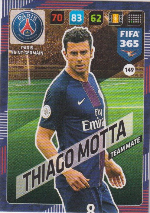 Fussball 2018 Panini FIFA 365 Adrenalyn XL - No 149 - Thiago Motta