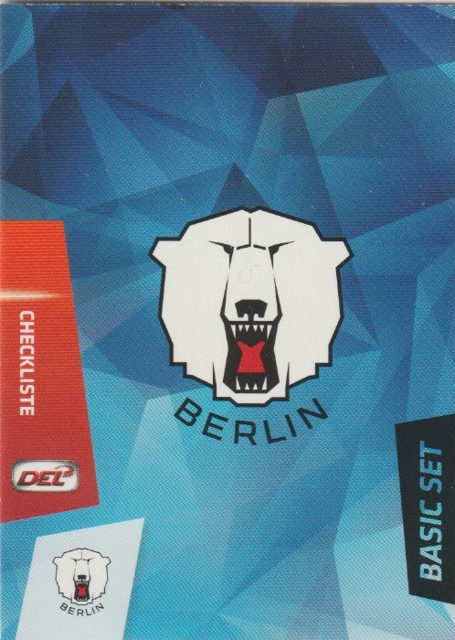 DEL 2014-15 CityPress Basic Set - No 287 - Checkliste Eisbären Berlin