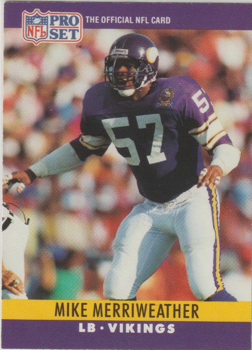 NFL 1990 ProSet - No 192 - Mike Merriweather