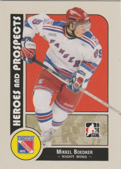 NHL 2008-09 ITG Heroes and Prospects - No 54 - Mikkel Boedker