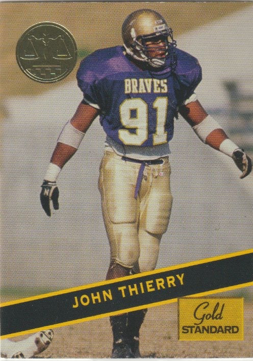 NFL 1994 Signature Rookies Gold Standard - No 47 - John Thierry