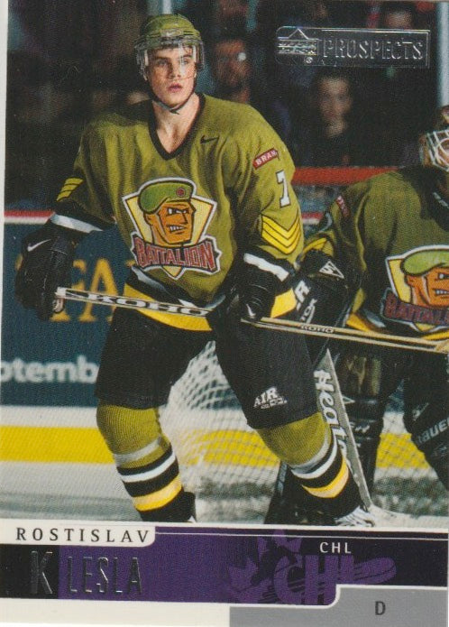 NHL 1999-00 UD Prospects - No 22 - Rostislav Klesla
