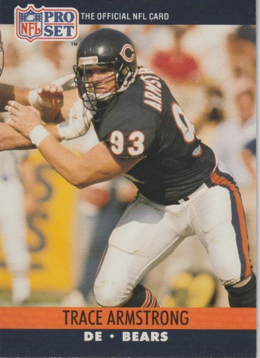 NFL 1990 ProSet - No 446 - Trace Armstrong