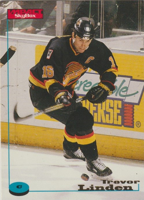 NHL 1996 / 97 Fleer SkyBox Impact - No 133 - Trevor Linden