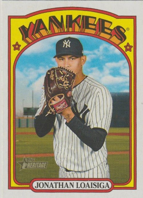 MLB 2021 Topps Heritage - No 608 - Jonathan Loaisiga
