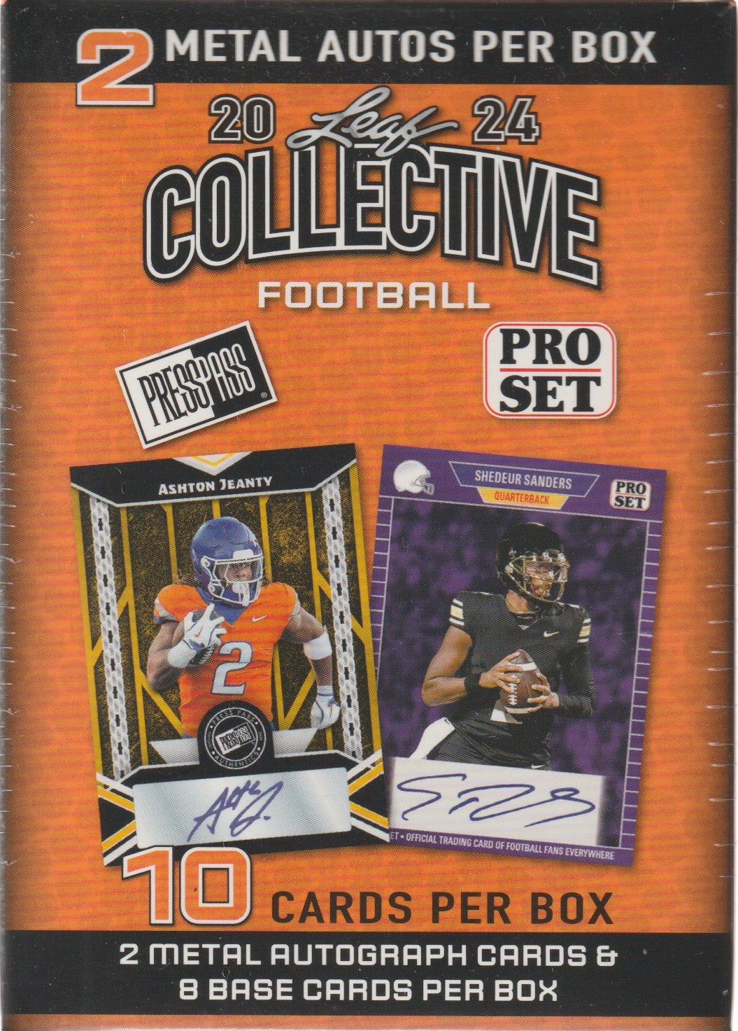 NFL 2024 Leaf Collective Football Blaster Box