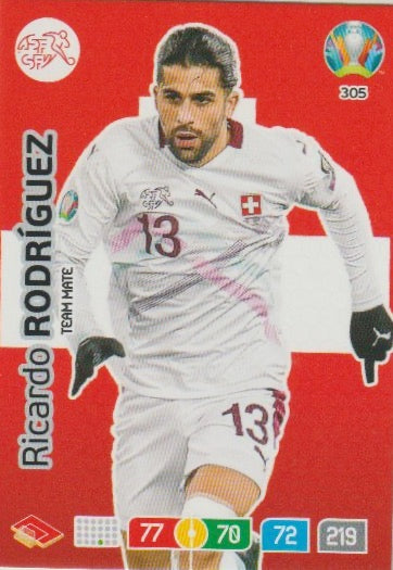 Fussball 2020-21 Panini UEFA Euro 2020 Adrenalyn XL Premium - No 305 - Ricardo Rodriguez