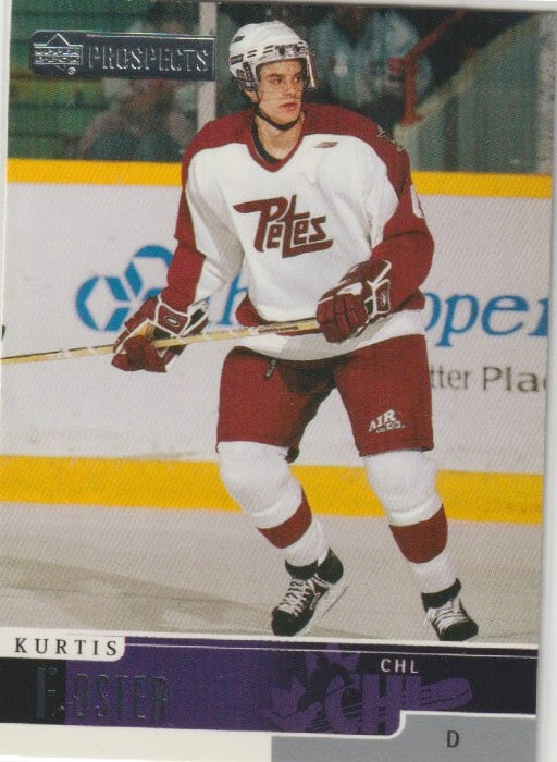 NHL 1999-00 UD Prospects - No 24 - Kurtis Foster