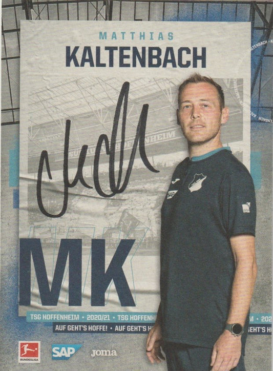 Fussball - Autogramm - Matthias Kaltenbach