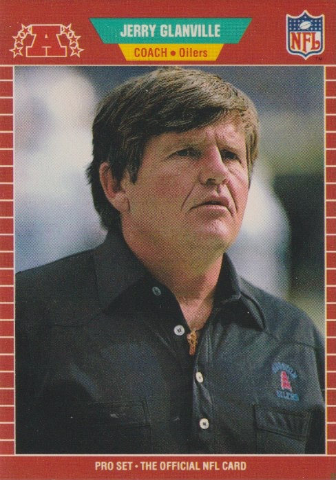 NFL 1989 ProSet - No 154 - Jerry Glanville