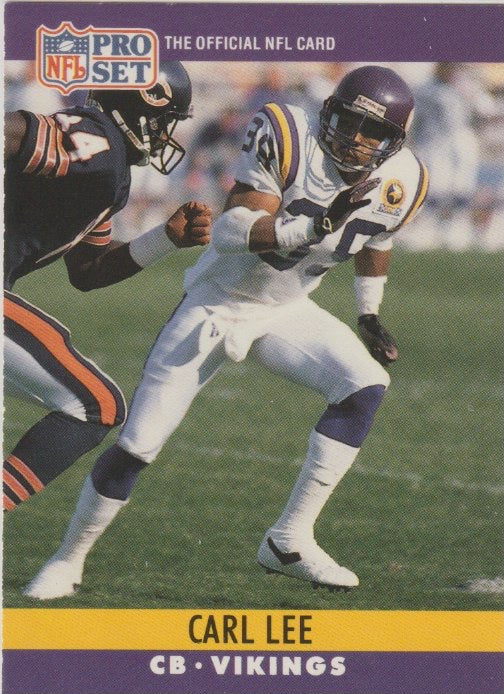 NFL 1990 ProSet - No 190 - Carl Lee