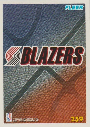 NBA 1994-95 Fleer European - No 259 - Team Logo Portland Trail Blazers