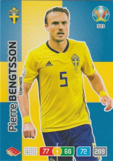 Fussball 2020-21 Panini UEFA Euro 2020 Adrenalyn XL Premium - No 323 - Pierre Bengtsson