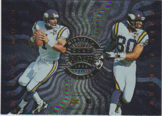 NFL 1996 Absolute Quad Series - No 17 - Cris Carter / Warren Moon / Chad May / Robert Smith