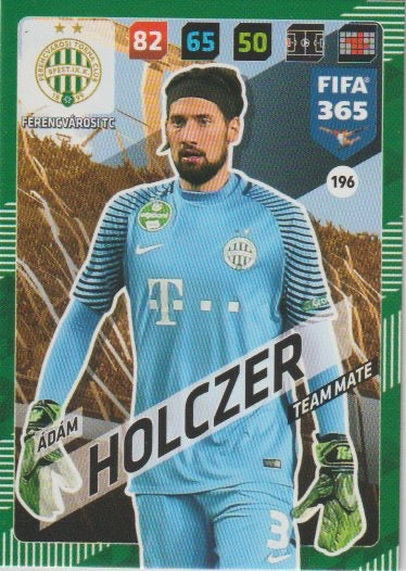 Soccer 2018 Panini FIFA 365 Adrenalyn XL - No 196 - Adam Holczer