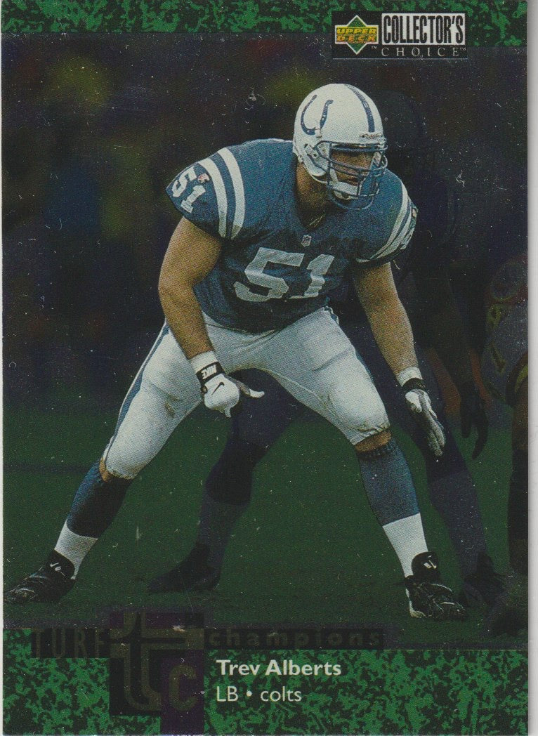 NFL 1997 Collector's Choice Turf Champions - No TC14 - Trev Alberts