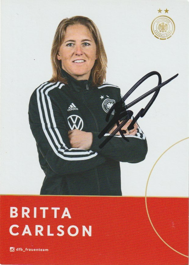 Soccer - Autograph - Britta Carlson