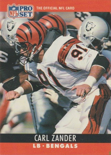 NFL 1990 ProSet - No 67 - Carl Zander