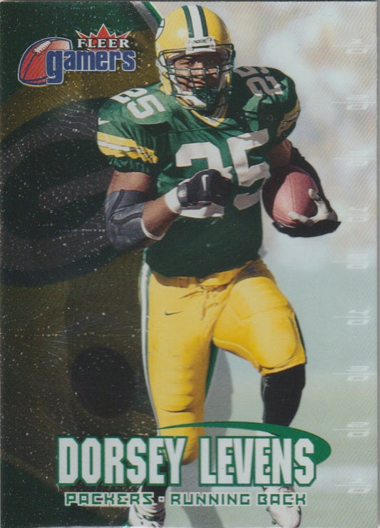 NFL 2000 Fleer Gamers - No 7 - Dorsey Levens