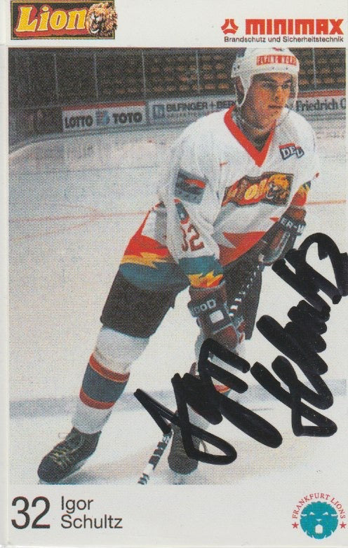 DEL - Frankfurt Lions - No 32 - Igor Schultz