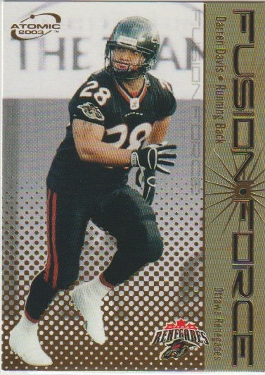 NFL 2003 Atomic CFL Fusion Force - No 5 - Darren Davis