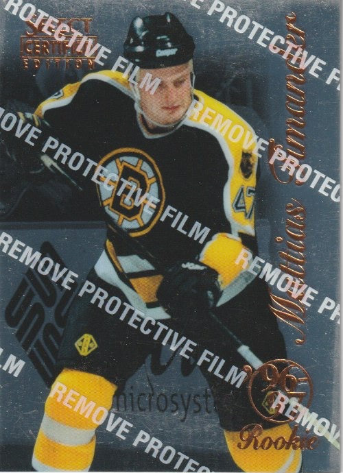 NHL 1996 / 97 Select Certified - No 99 - Mattias Timmander