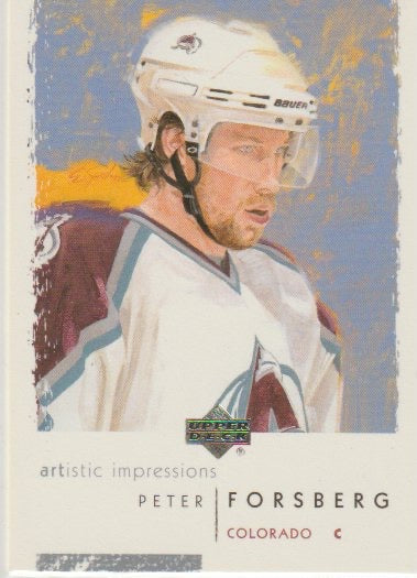 NHL 2002-03 UD Artistic Impressions - No 23 - Peter Forsberg