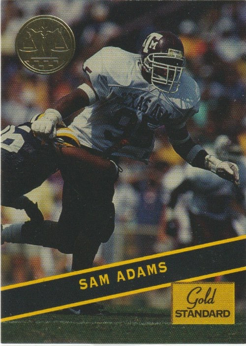 NFL 1994 Signature Rookies Gold Standard - No 26 - Sam Adams