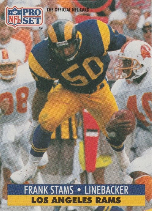 NFL 1991 ProSet - No 205 - Frank Stams