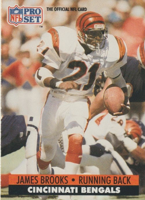NFL 1991 ProSet - No 110 - James Brooks