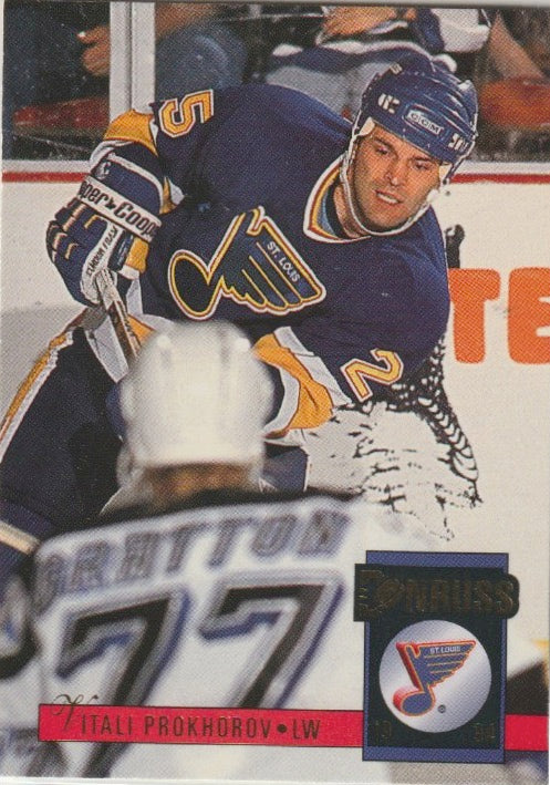 NHL 1993 / 94 Donruss - No 290 - Vitali Prokhorov