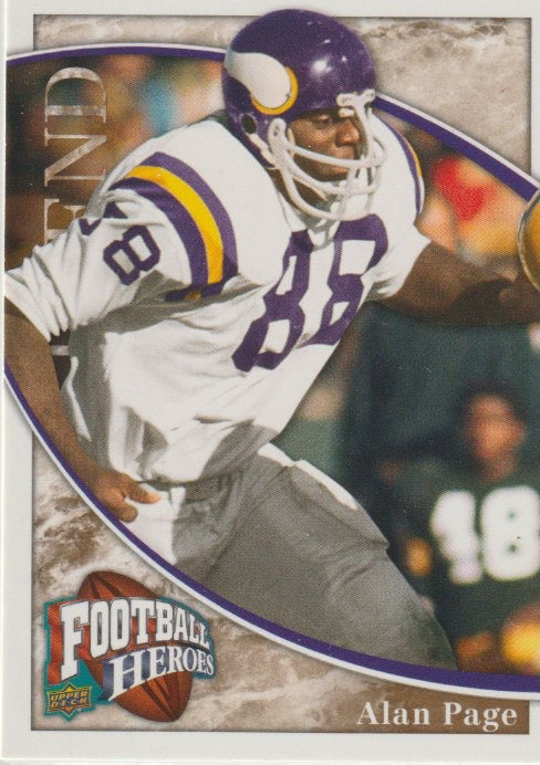 NFL 2009 Upper Deck Heroes - No 298 - Alan Page
